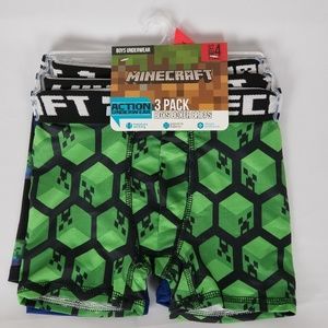 Action Underwear Minecraft 3 pack boys boxer brief